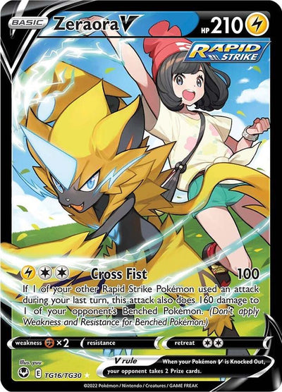 Zeraora V TG16/TG30 - SWSH: Silver Tempest