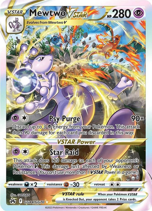 Mewtwo VSTAR GG44/GG70 - SWSH: Crown Zenith