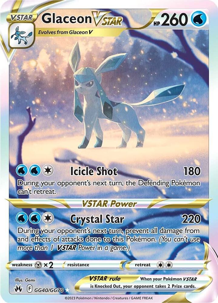 Glaceon VSTAR GG40/GG70 - SWSH: Crown Zenith