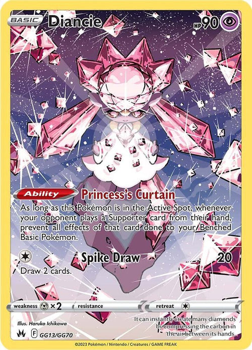 Diancie GG13/GG70 - SWSH: Crown Zenith
