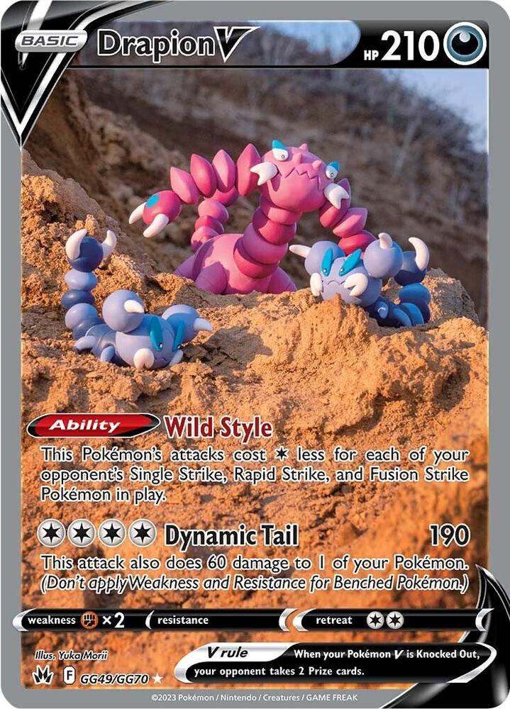 Drapion V GG49/GG70 - SWSH: Crown Zenith