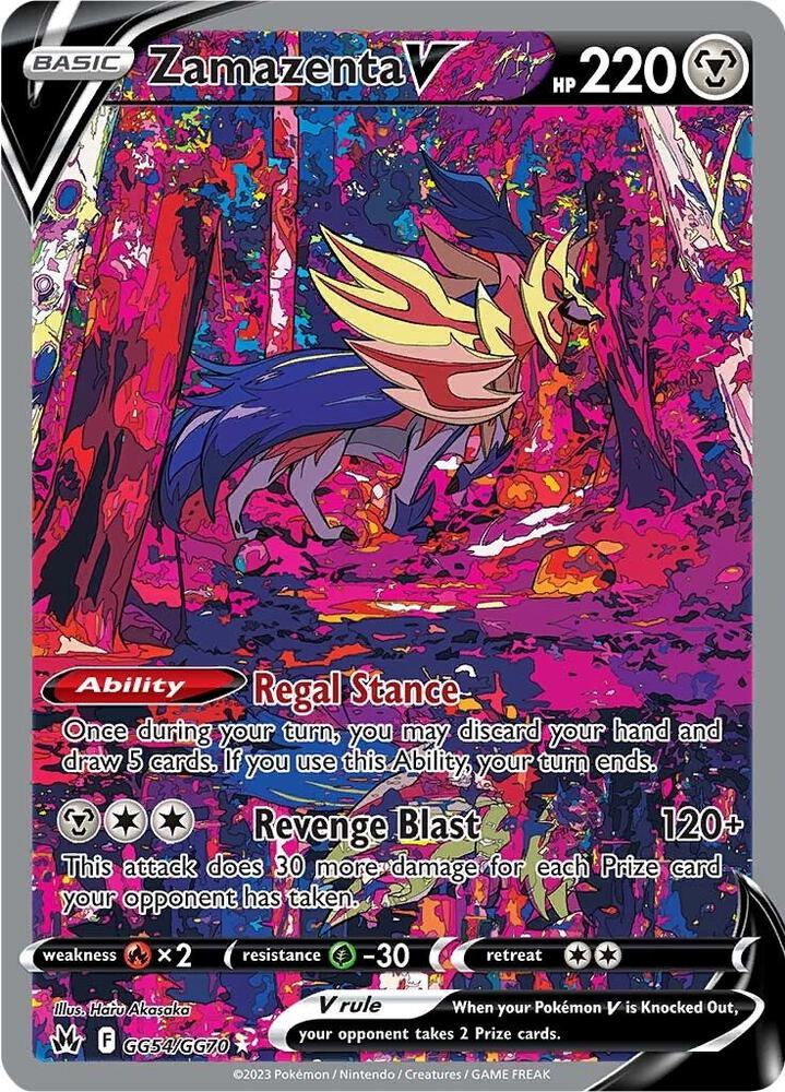 Zamazenta V GG54/GG70 - SWSH: Crown Zenith