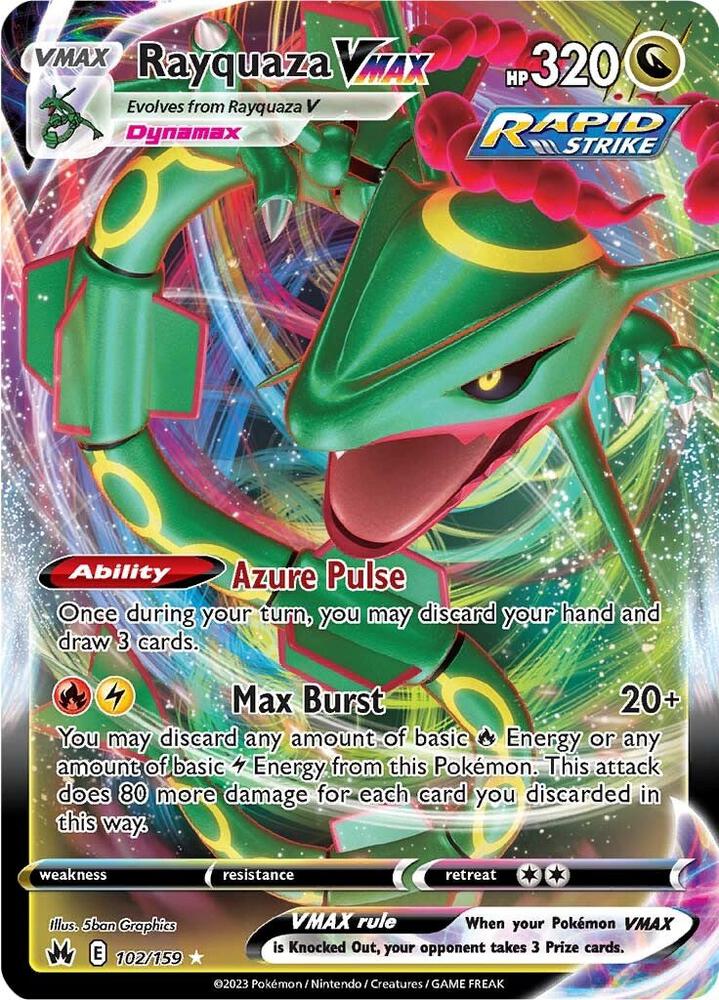Rayquaza VMAX 102/159 - SWSH: Crown Zenith