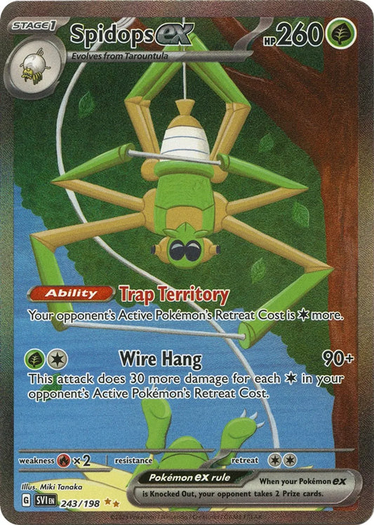 Spidops ex 243/198 - Scarlet & Violet Base Set