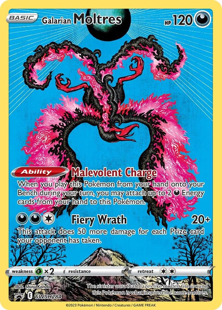 Galarian Moltres 284 - SWSH: Sword & Shield Promo