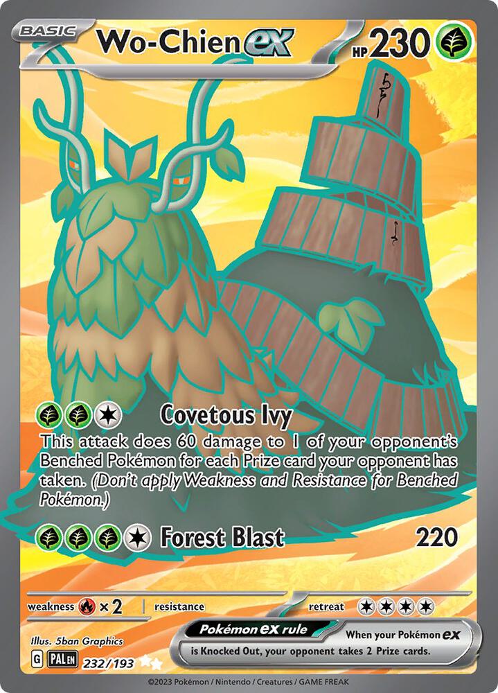 Wo-Chien ex 232/193 - Paldea Evolved