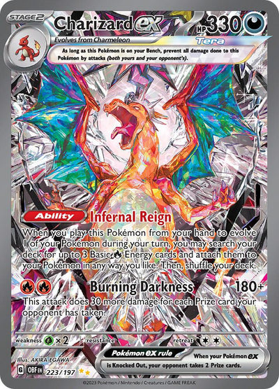 Charizard ex 223/197 - SV: Obsidian Flames