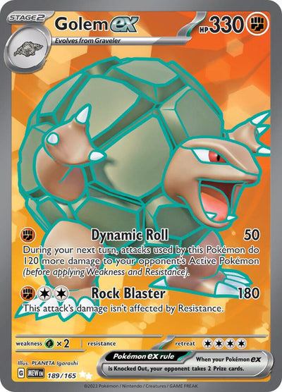 Golem ex 189/165 - Scarlet & Violet 151 Full Art