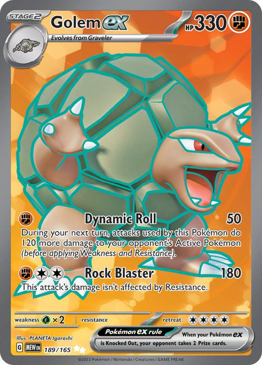 Golem ex 189/165 - Scarlet & Violet 151 Full Art