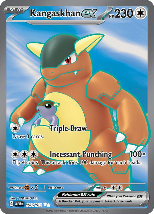 Kangaskhan ex 190/165 - SV: Scarlet & Violet 151
