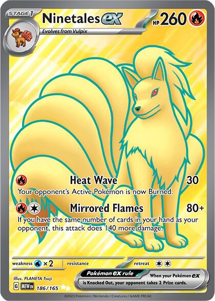 Ninetales ex 186/165 - SV Scarlet & Violet 151