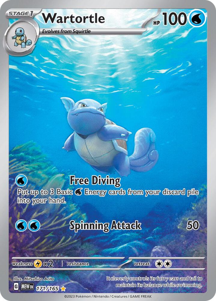 Wartortle 171/165 - SV Scarlet & Violet 151