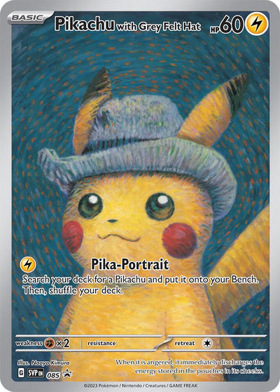 Pikachu with Grey Felt Hat SV085 - SV: Scarlet & Violet Promo
