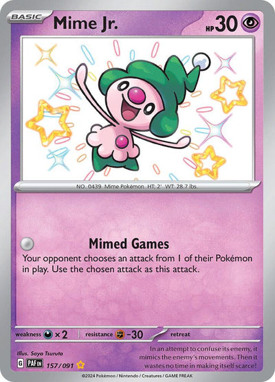 Mime Jr. 157/091 - Paldean Fates