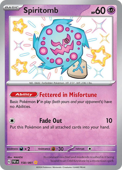 Spiritomb 158/091 - Paldean Fates