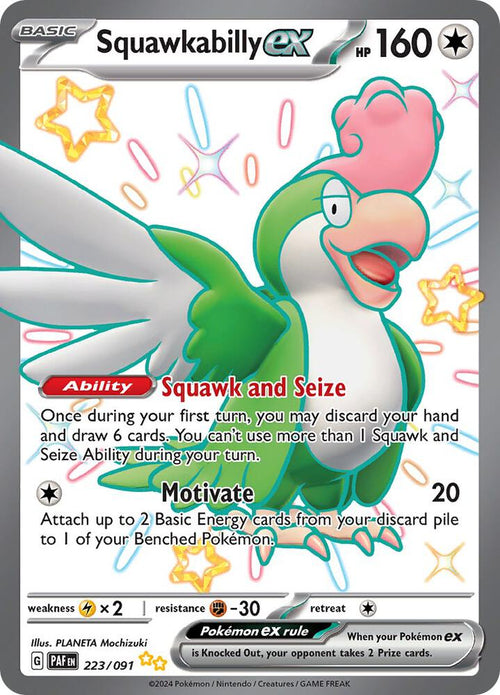 Squawkabilly ex 223/091 - Paldean Fates