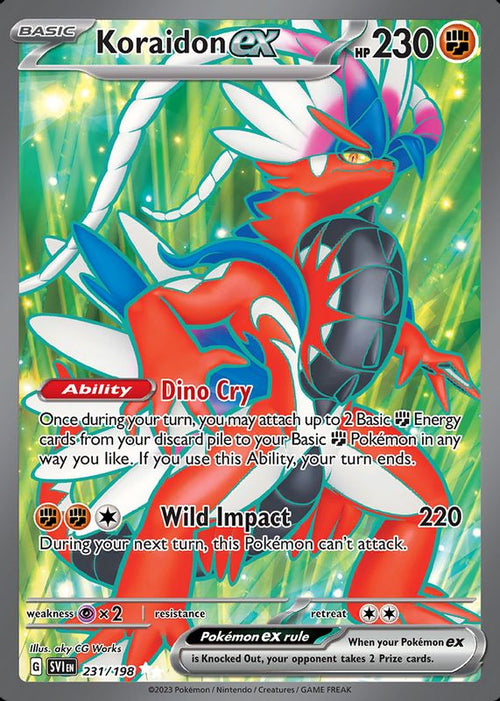 Koraidon ex 231/198 - Scarlet & Violet Base Set