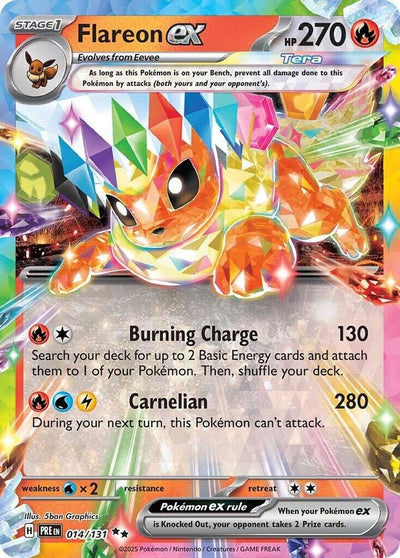 Flareon EX 014/131 - SV Prismatic Evolutions