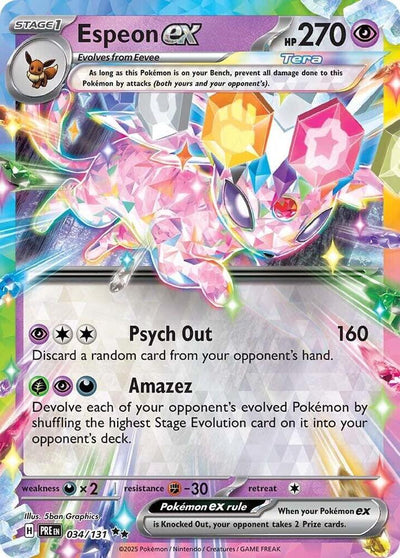 Espeon EX 034/131 - SV Prismatic Evolutions
