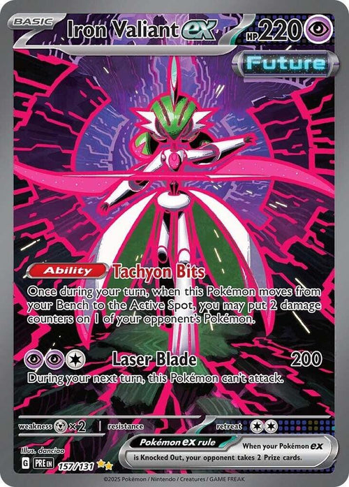 Iron Valiant EX 157/131 - SV Prismatic Evolution