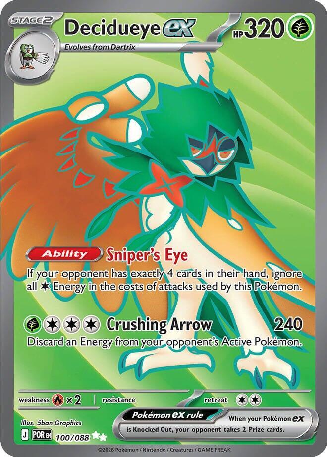 Decidueye ex 100/088 - ME: Perfect Order
