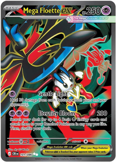 Mega Floette ex 101/086 - ME: Chaos Rising