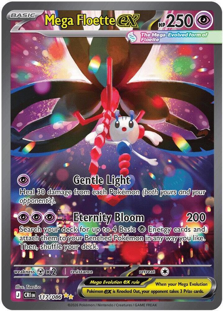 Mega Floette ex 117/086 - ME: Chaos Rising