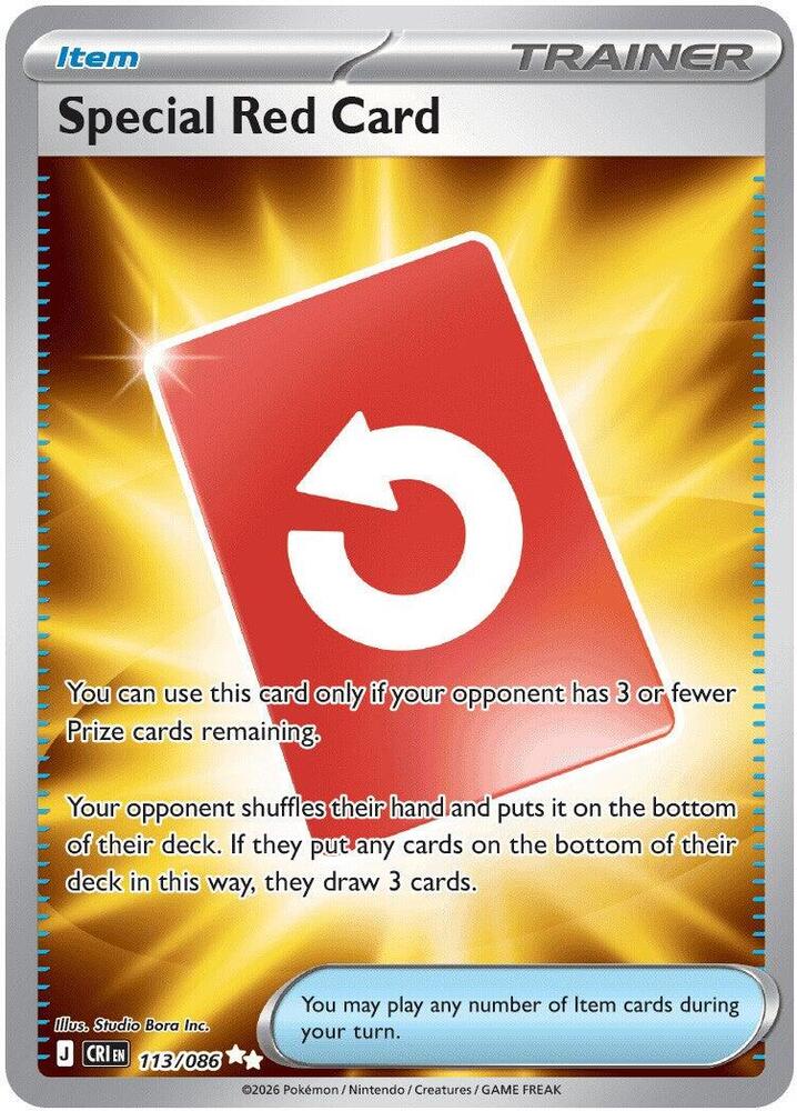 Special Red Card 113/086 - ME: Chaos Rising