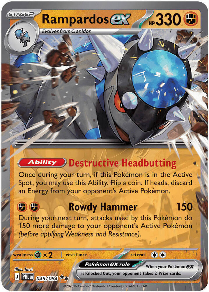 Rampardos ex 045/084 - ME: Pitch Black