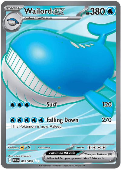 Wailord ex 097/084 - ME: Pitch Black