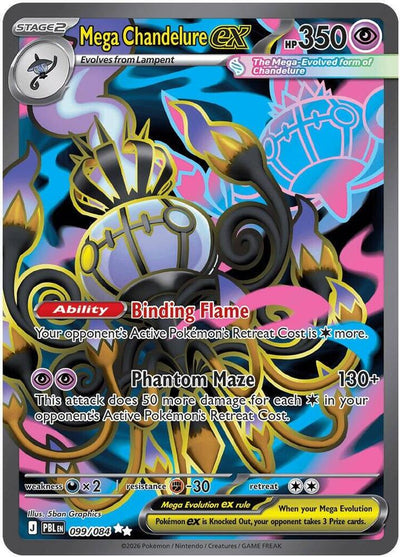 Mega Chandelure ex 099/084 - ME: Pitch Black