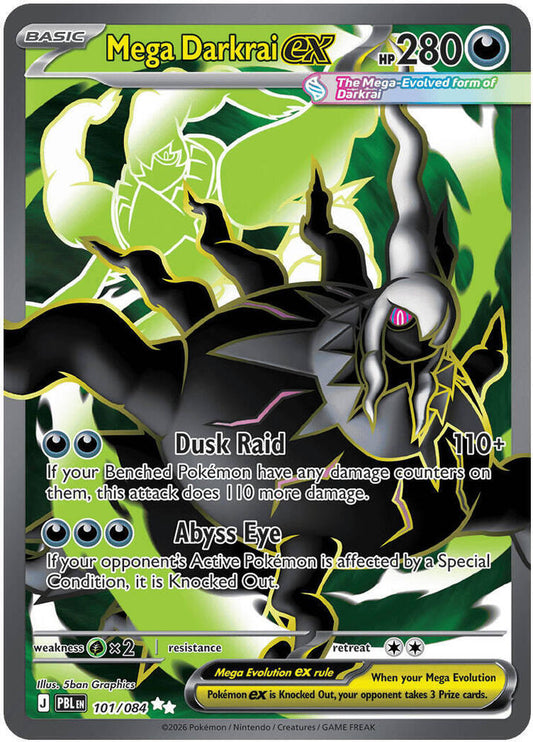 Mega Darkrai ex 101/084 - ME: Pitch Black