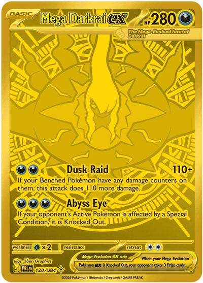 Mega Darkrai ex 120/084 - ME: Pitch Black