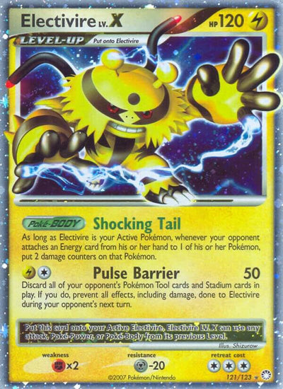 electivire Lv. X 121/123 - DP Mysterious Treasures