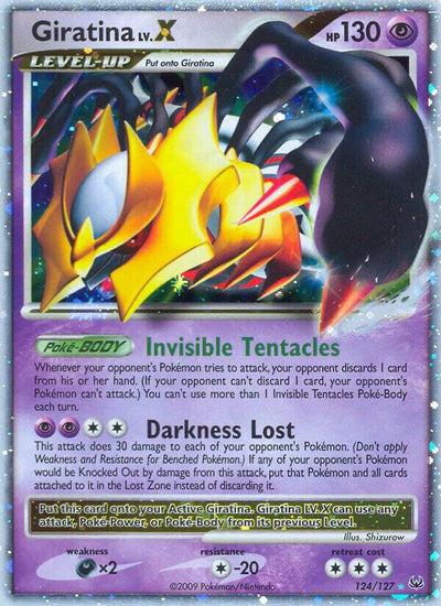 Giratina Lv. X 124/127 - Platinum Base set