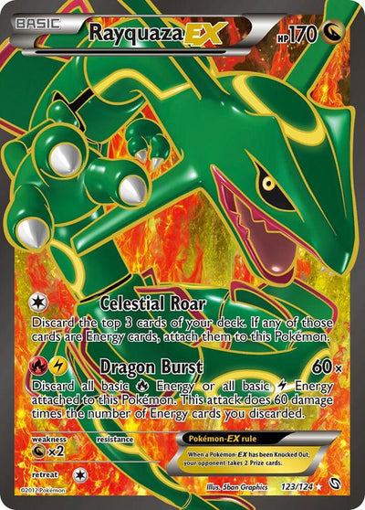 Rayquaza EX 123/124 - Dragons Exalted Full Art