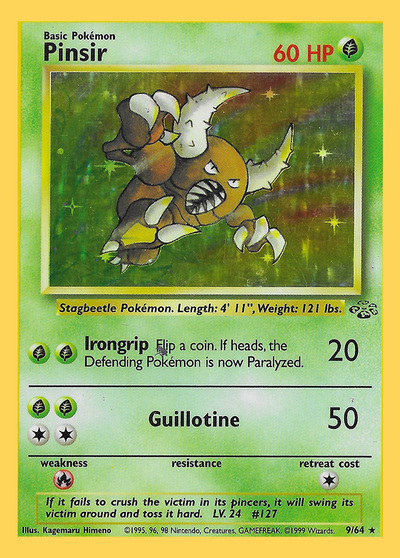 Pinsir 9/64 - Jungle Holofoil