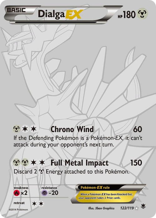 Dialga EX 122/119 - XY: Phantom Forces