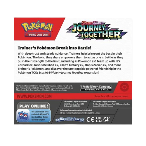 Pokemon Scarlet & Violet Journey Together Booster Box (36 Packs)