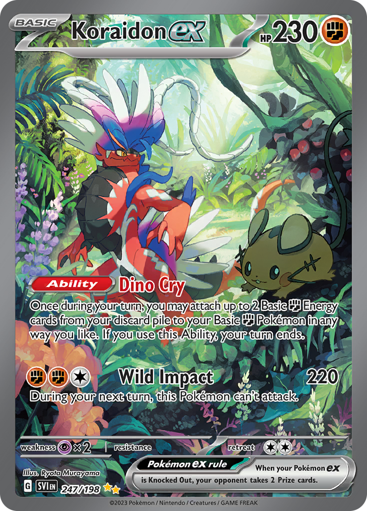 Koraidon ex 247/198 - Scarlet & Violet Base Set