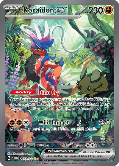 Koraidon ex 247/198 - Scarlet & Violet Base Set