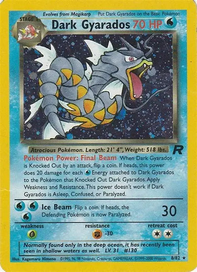 Dark Gyarados 8/82 - Team Rocket Holofoil