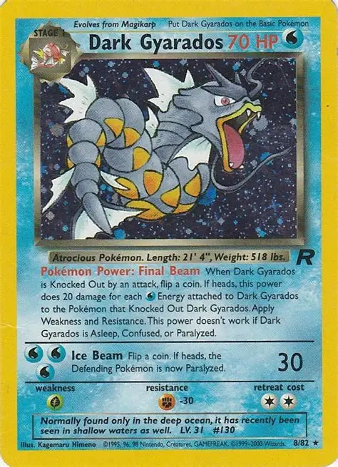 Dark Gyarados 8/82 - Team Rocket Holofoil