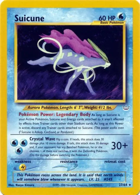 Suicune 27/64 - Neo Revelation