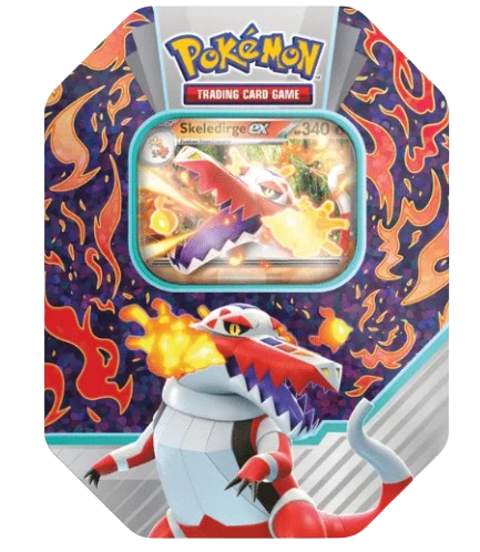 Pokémon Skeledirge EX Tin – Paldea Partners 2023 | Inclusief Booster Packs & Promo Card