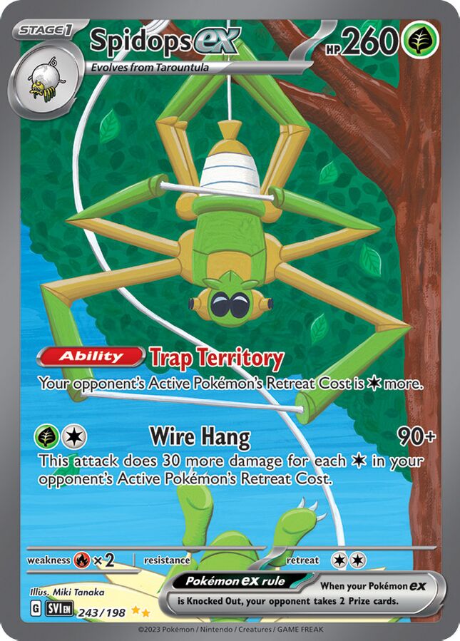 Spidops ex 243/198 - Scarlet & Violet Base Set