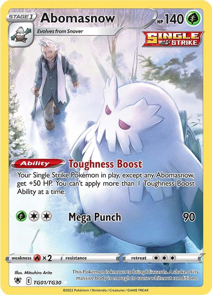 Abomasnow TG01/TG30 - Astral Radiance Pokémon kaart kopen - Elite TCG Shop