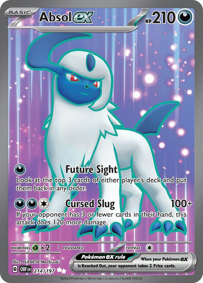 Absol ex 214/197 - Obsidian Flames Full Art
