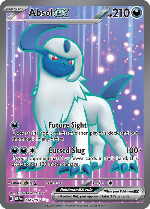 Absol ex 214/197 - Obsidian Flames Full Art