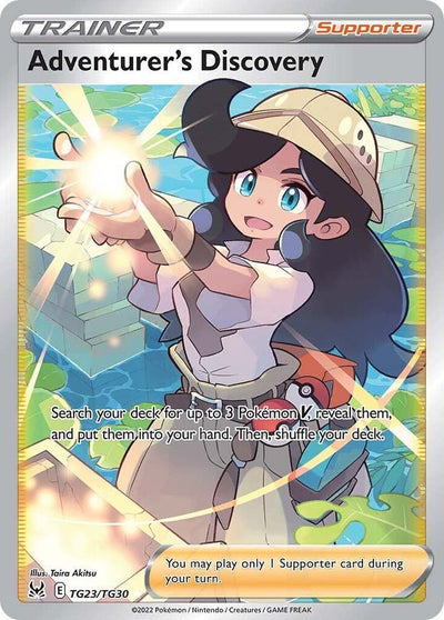 Adventurer's Discovery TG23 - Lost Origins Full Art Trainer Gallery